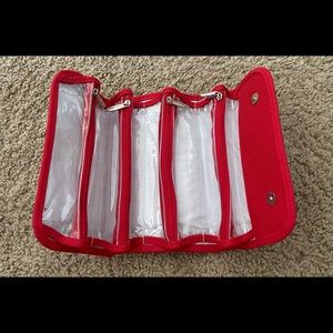 Lancome 4 section cosmetic bag